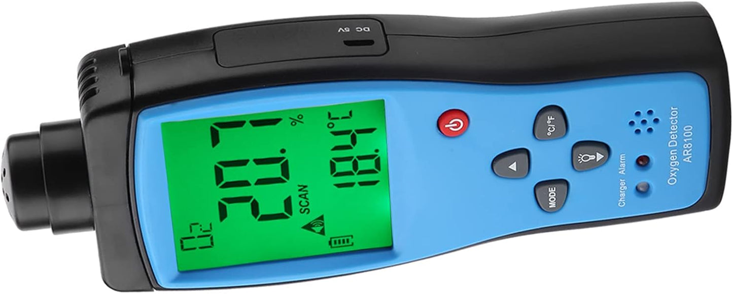 AR8100 - Detector de oxígeno recargable de mano para la industria al aire última intervensión -240 V