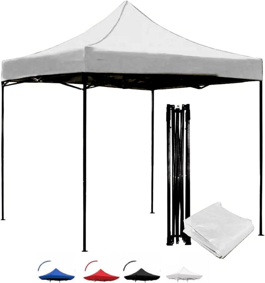 SALUD 360° Carpa Toldo 3x3 Reforzado Plegable Impermeable Facil Armado Y Transporte | para Jardín Casa Exterior Uso Rudo