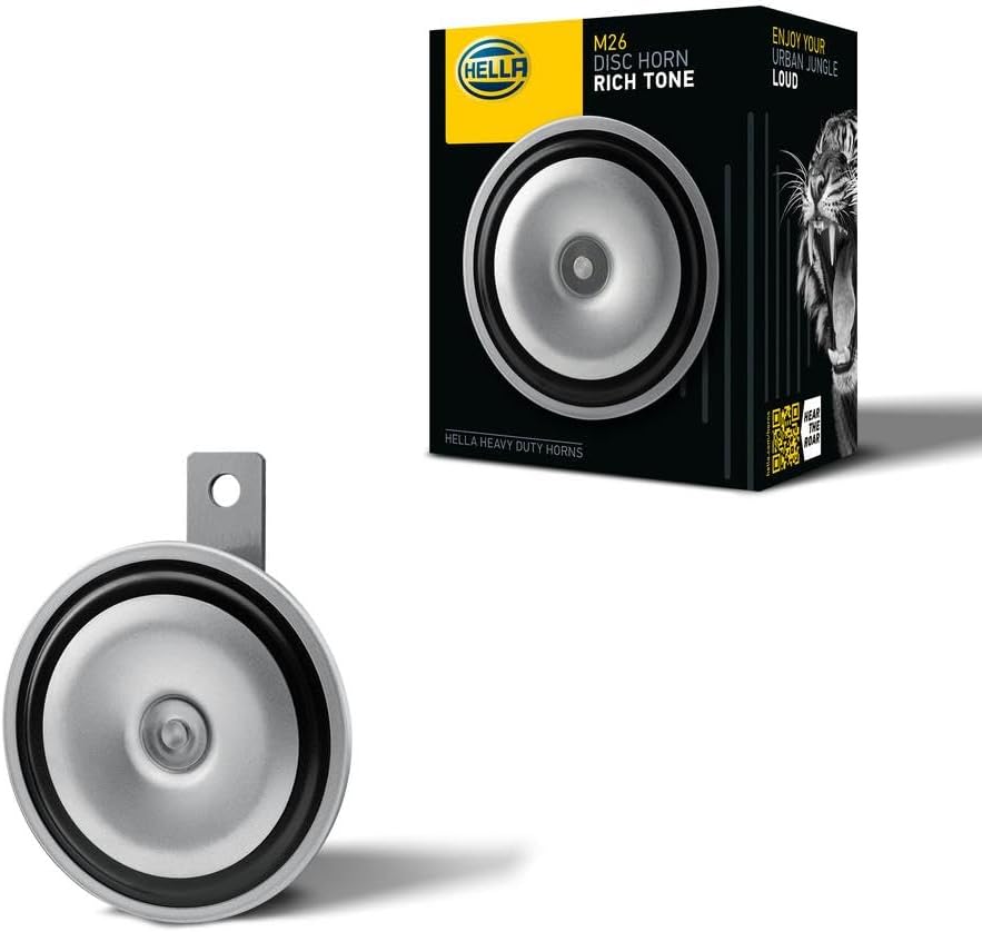HELLA Claxon VW Sedán/Vocho 400Hz (002952011) Para Auto/Vehiculo/Coche/Carro, Motocicleta, Camión, Universal, Clásico