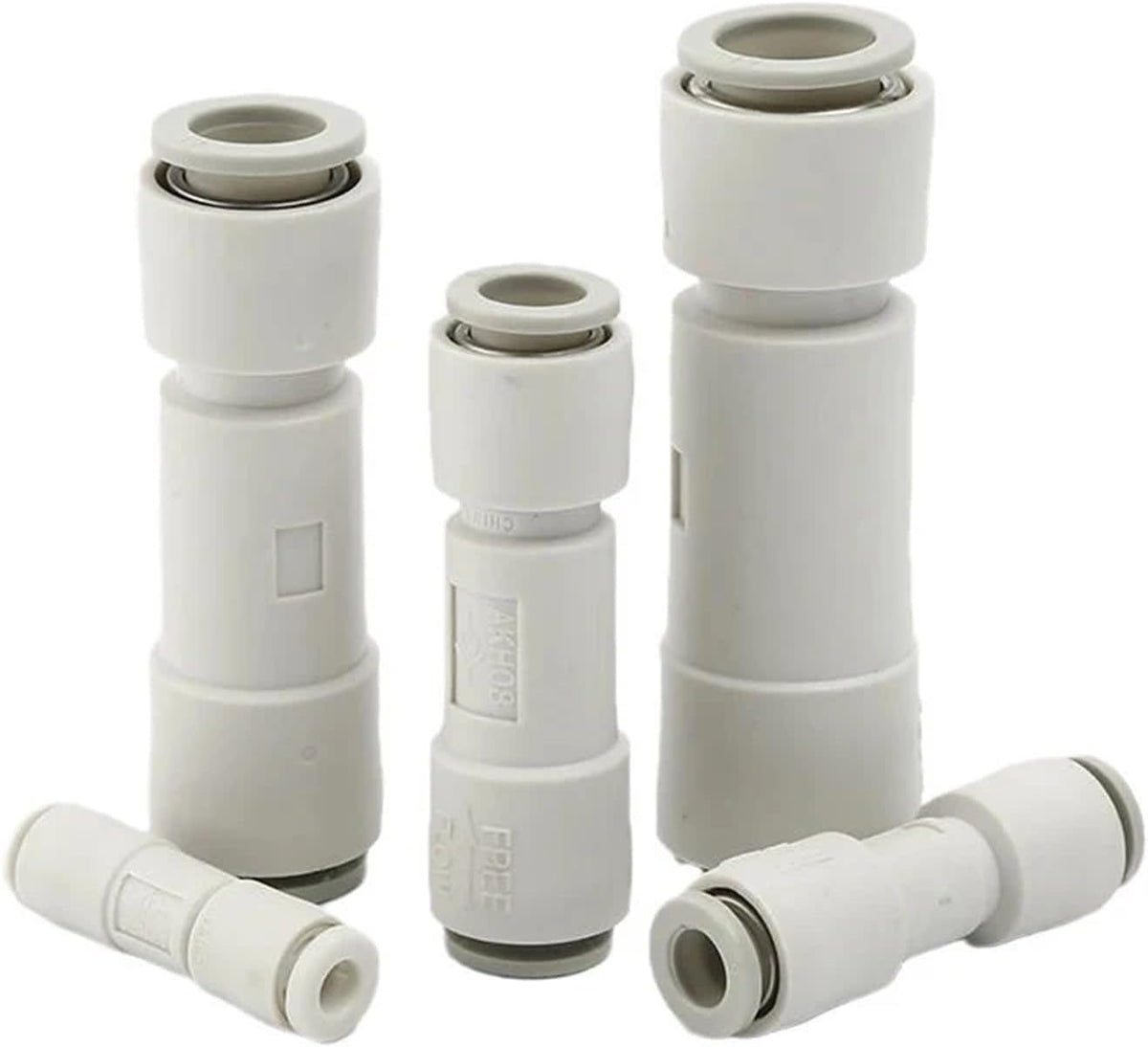Válvula de retención de aire unidireccional, válvula sin retención, 4mm, 6mm, 8mm, 10mm, neumática, AKH4/AKH6/AKH8/AKH10