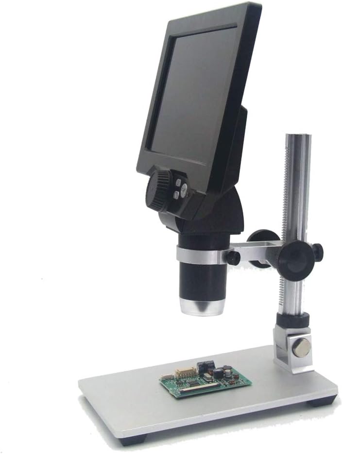 Genérico Microscopio Digital G1200 con Pantalla de Color Grande 7 Pulgadas 12MP Amplificaci n Continua 1 1200X Lupa Sopo