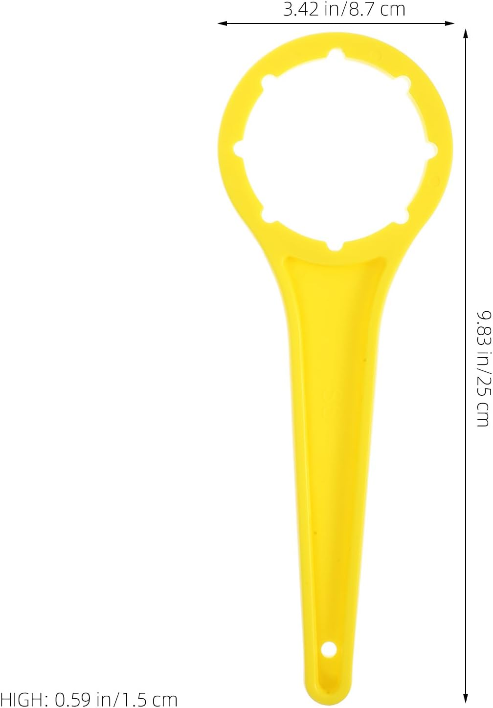 Llave para Abrir Tapas de Cubos de Plástico 20-30L Herramienta Manual de Plástico Resistente Abridor para Barriles y Bid