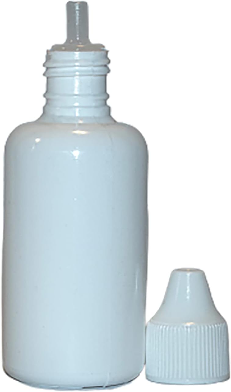 10 Gotero Farmacéutico Plastico Blanco Tapa Insert 30 ML