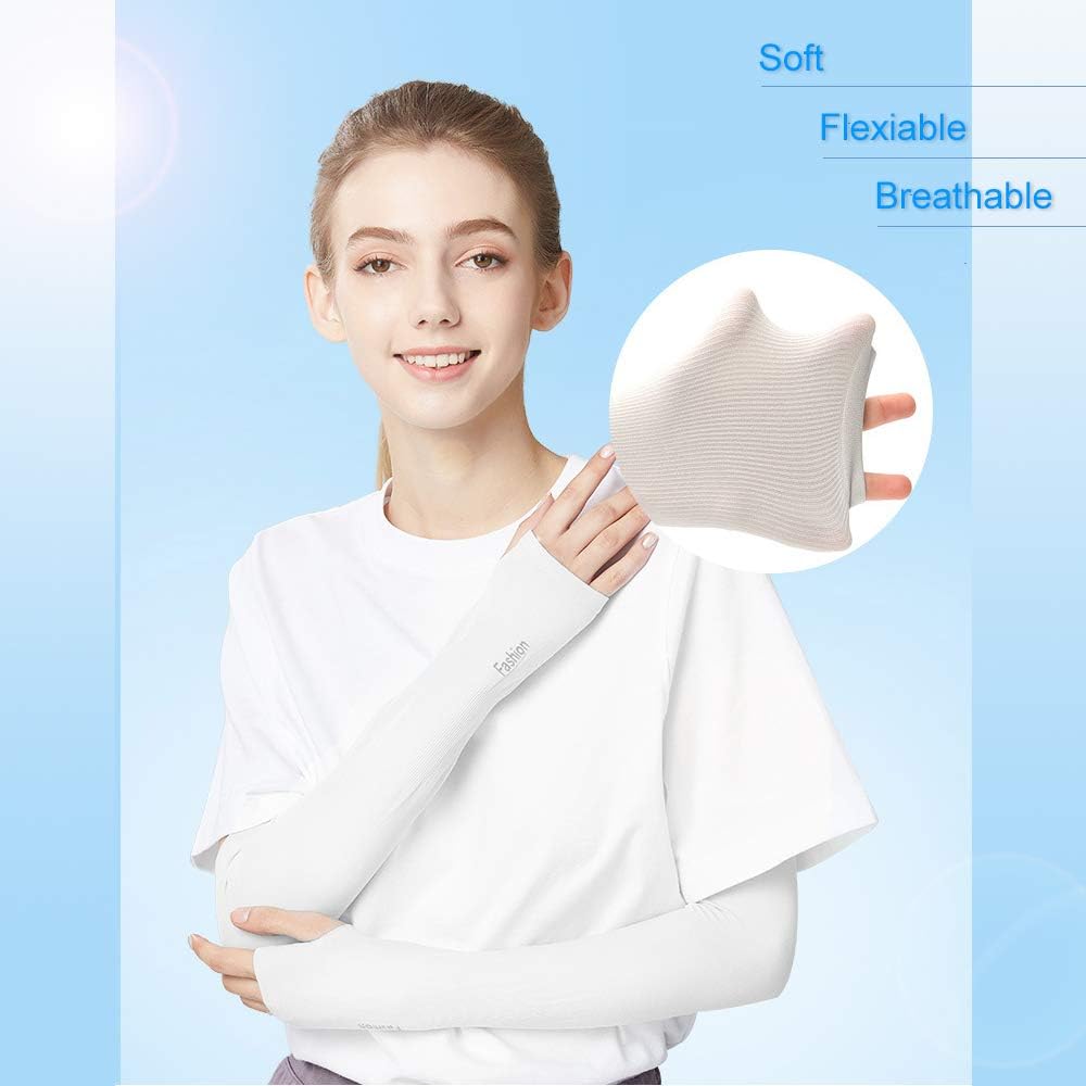 Manga Protectora para Brazo, Mangas de protección UV, Protección Larga Cubierta de Golf Ciclismo Corriendo Pesca Conducc