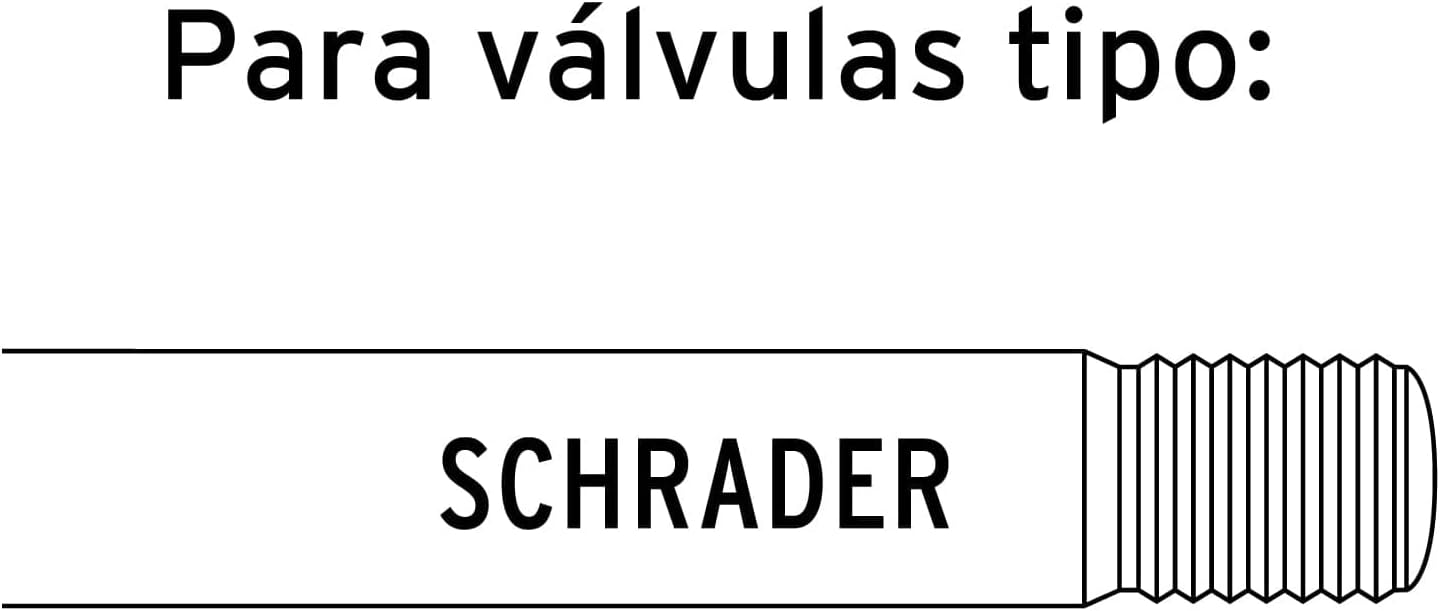 Truper VAL-INF-1/4, Válvula inflador cabeza doble, cuerda 1/4 NPT