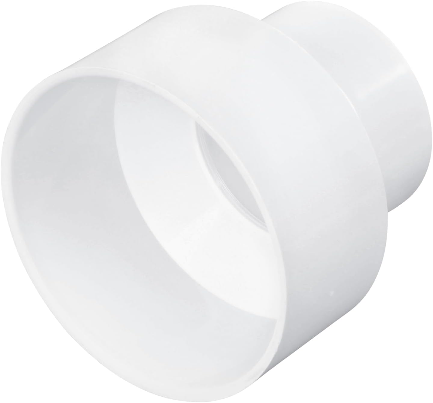 NDS 6P07: Acoplamiento Aumentador/Reductor PVC S&D, 4 pulgadas x 6 pulgadas, para Conexiones Soldadura de Solvente Hub X