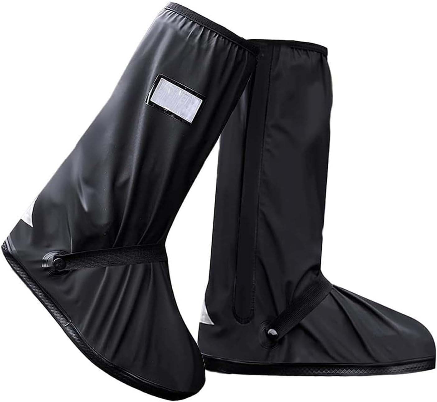 TOPONE Botas para Lluvia, Protector de Zapatos Impermeable para Hombre y Mujer, Cubrebotas con Tira Reflectante y Cremal