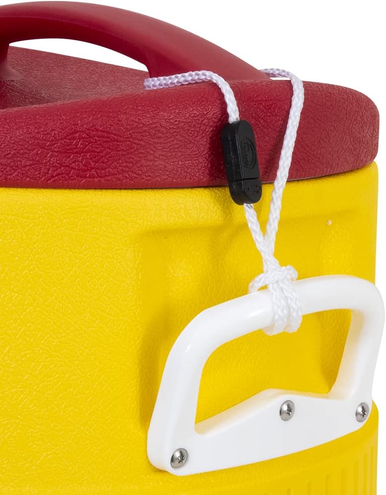 IGLOO Termo, Capacidad DE 5 GAL (18,92 L), Serie 400, Amarillo, Blanco, Rojo, Blanco IG7003