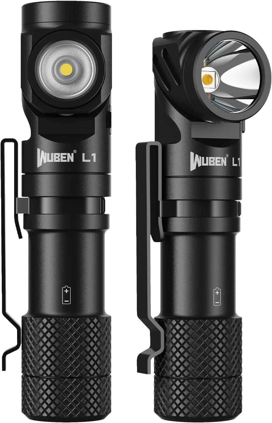 WUBEN L1 Linternas LED Alta Potencia 2000 Lúmenes, Linterna LED Recargable USB Táctica Militar Potente, Linterna Pequeña