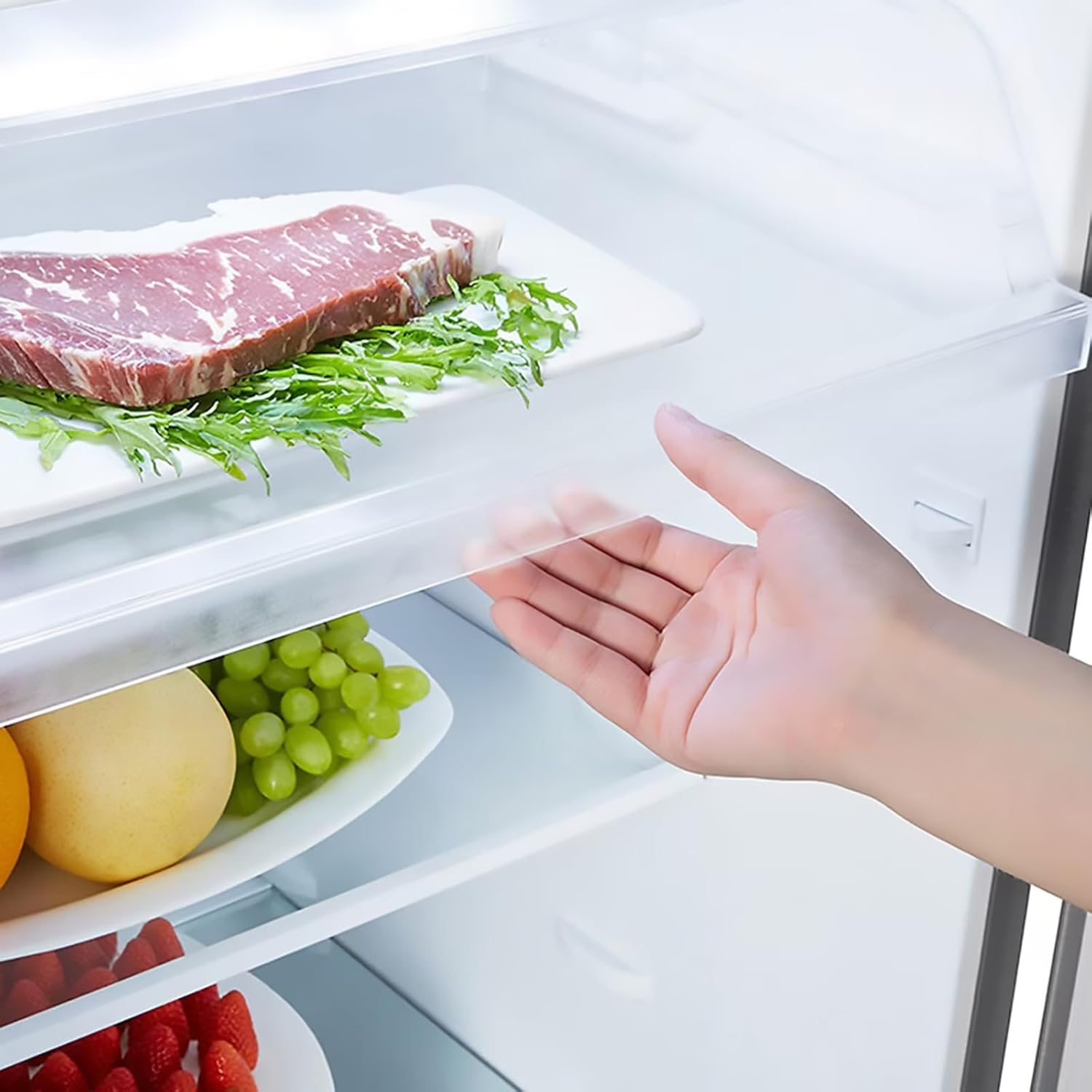 Hisense RT90N6WKX2-Refrigerador Top mount, 9 pies cúbicos con Dispensador de Agua, No Frost, Multi Air Flow, 55x56x168cm
