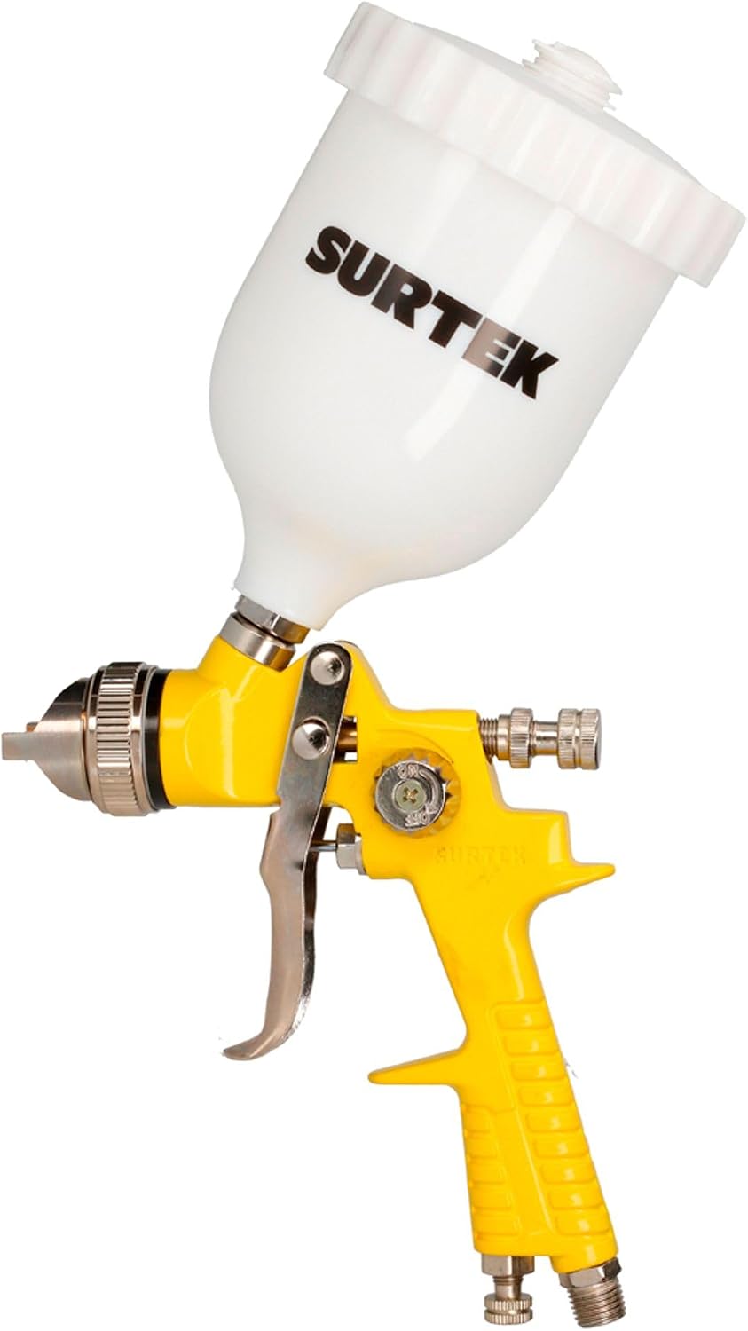 Surtek PPG1 Pistola para pintar terminados, capacidad 600 ml, 50 PSI