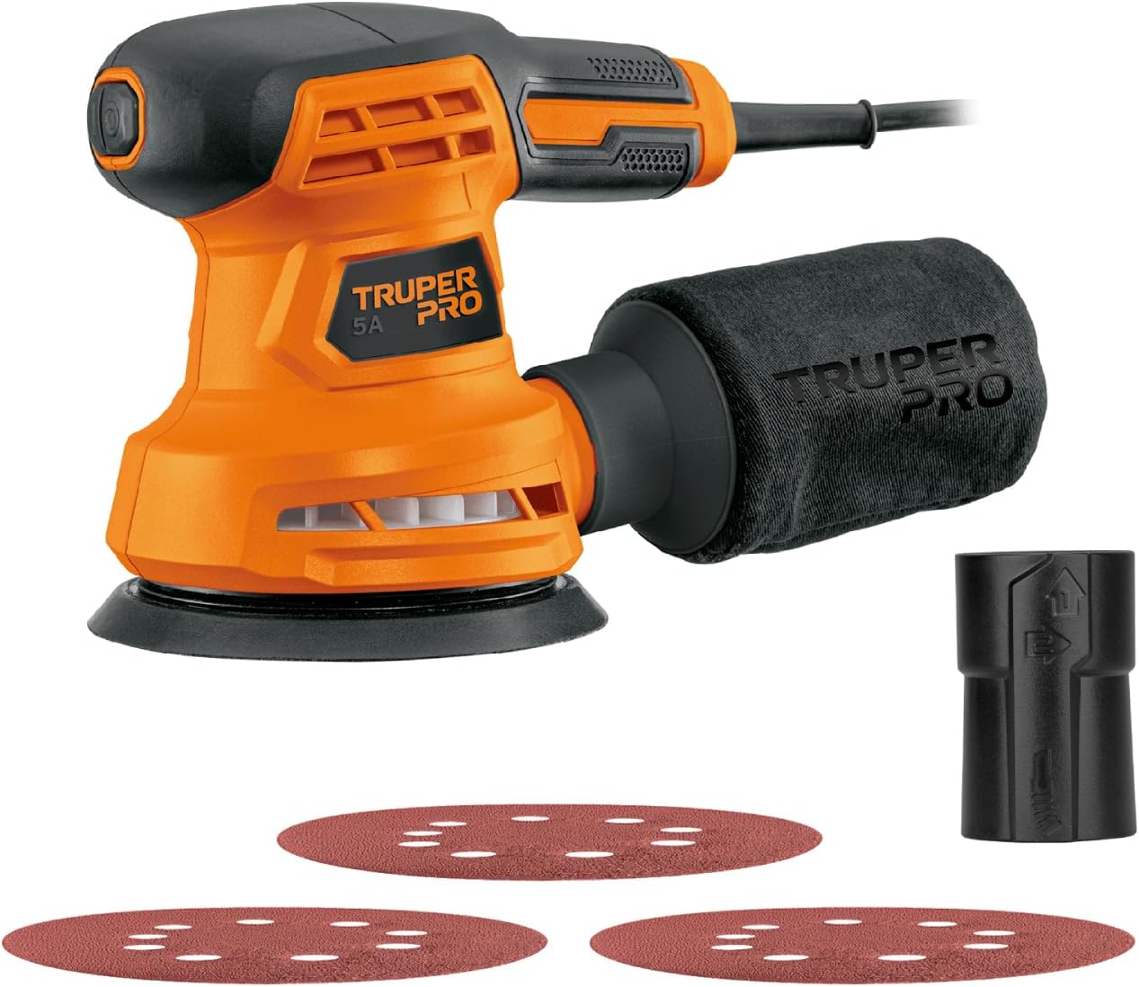 Truper PRO LIRO-5A2, Lijadora roto orbital 5", 260W