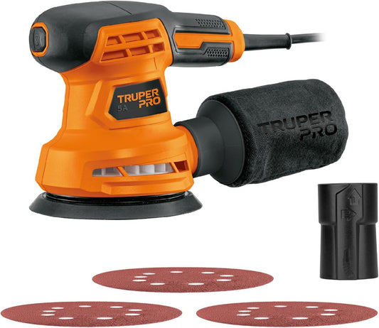 Truper PRO LIRO-5A2, Lijadora roto orbital 5", 260W
