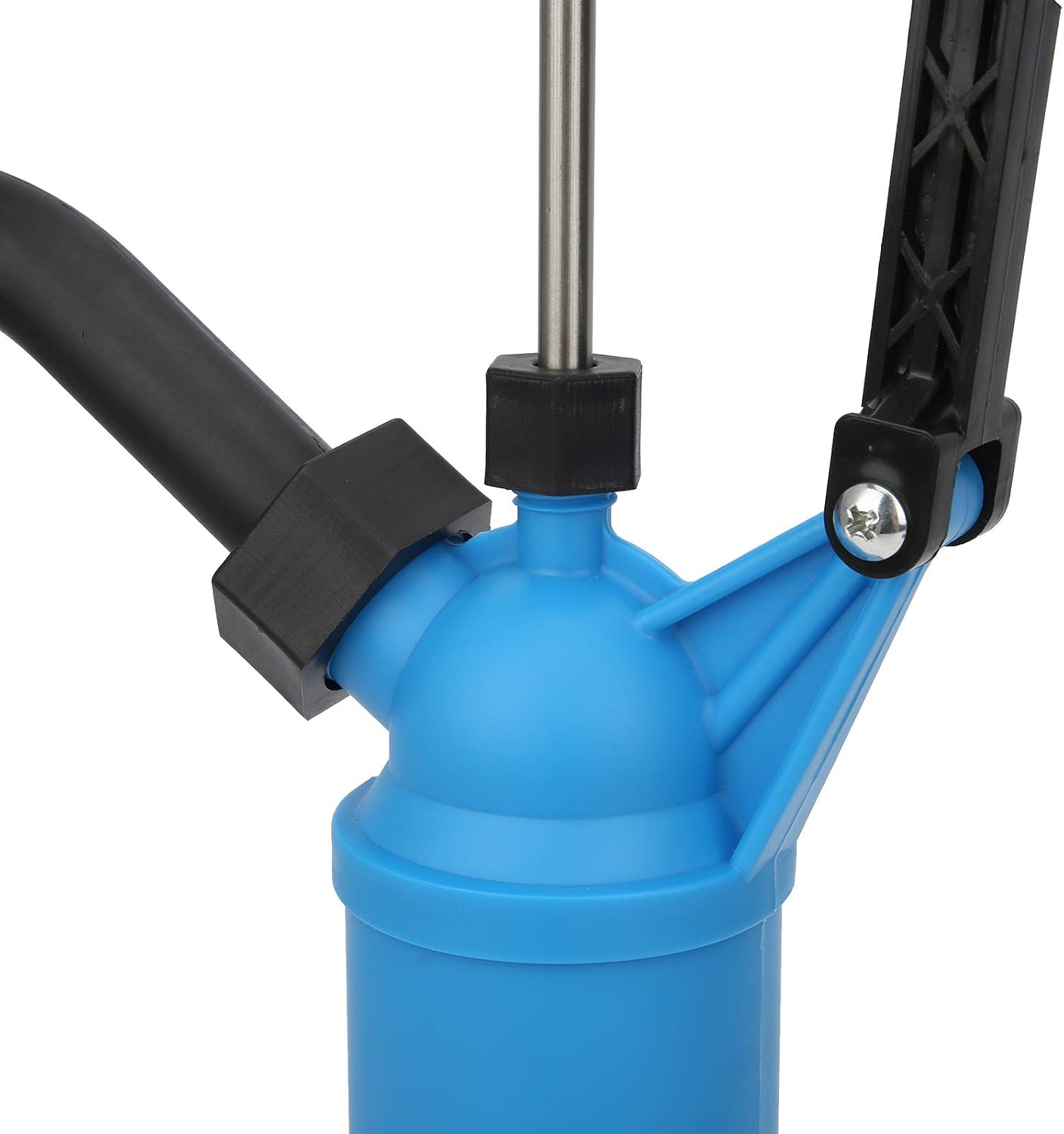 GOTOTOP Bomba de Barril Manual con Tubo Telescópico Ajustable, Sifón de Palanca para Transferencia de Diésel y Aceite en