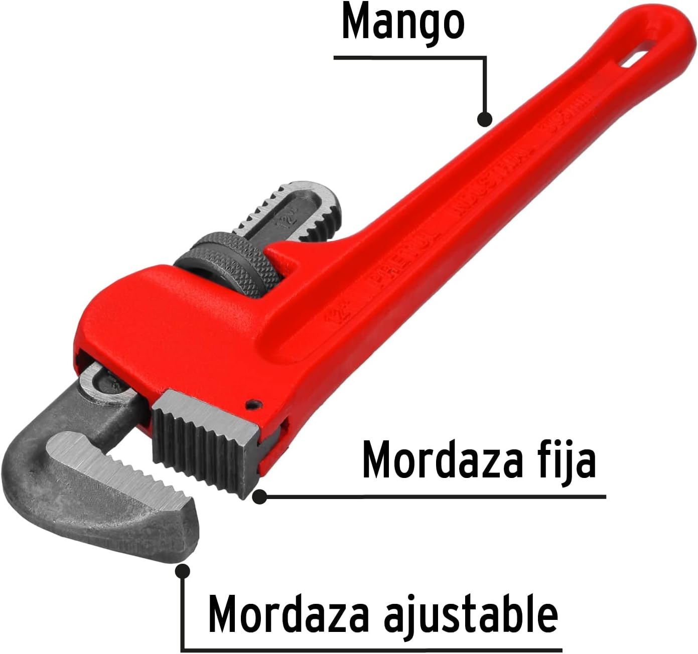 Pretul STI-12P, Llave para tubo, Stilson, 12