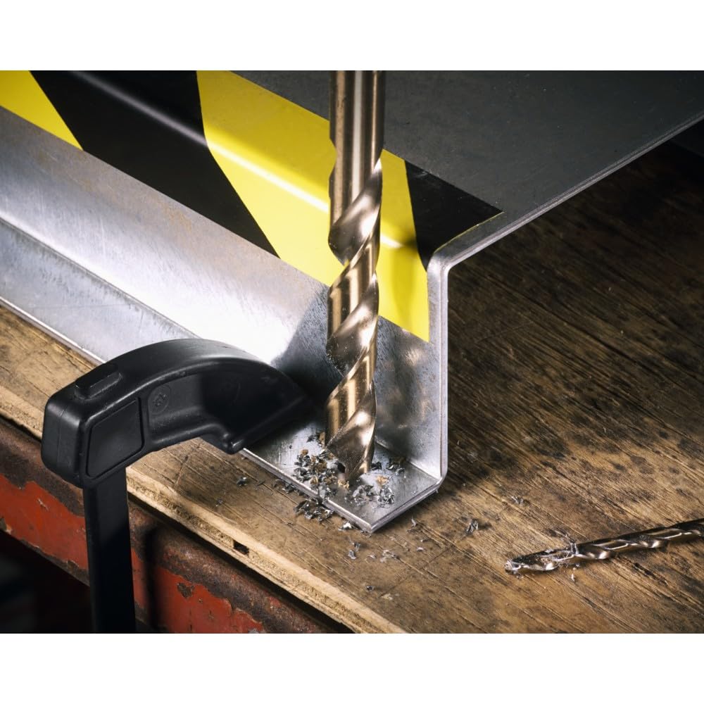 BOSCH CO2139B 1 pieza 3/16 pulgadas x 3-1/2 pulgadas. Broca de metal Cobalt M42 con vástago de tres planos para aplicaci