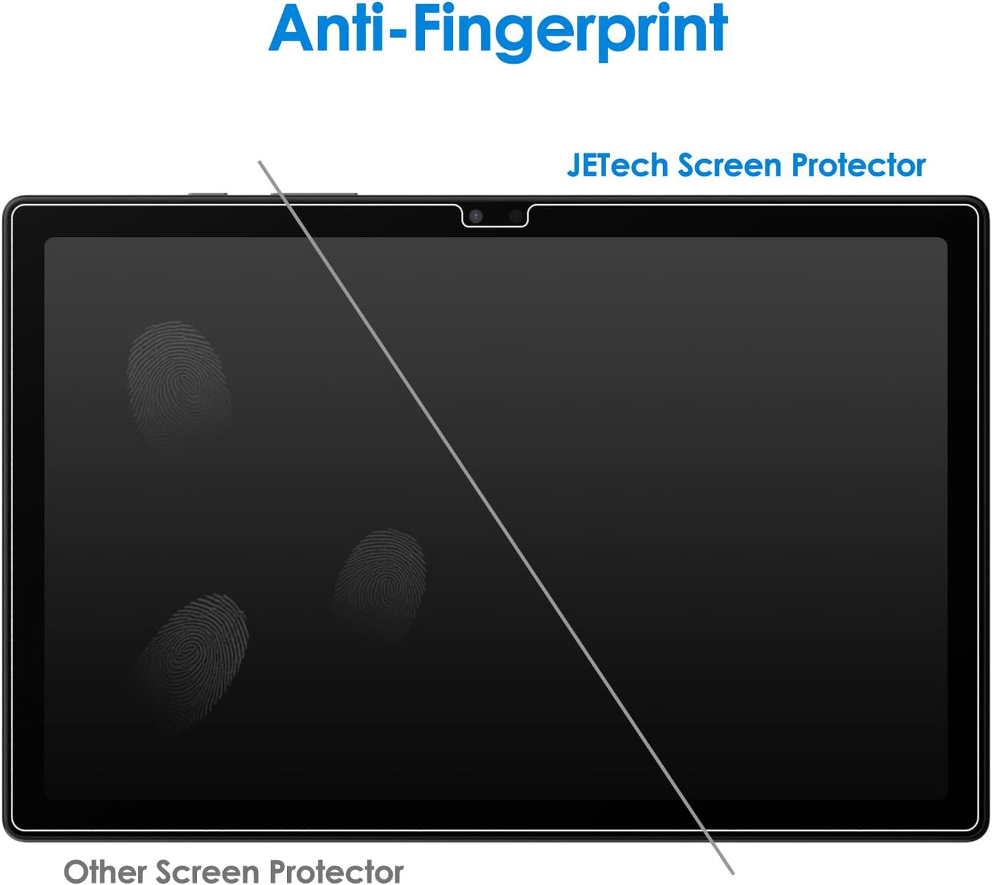 JETech Protector Pantalla para Samsung Galaxy Tab A8 (10.5 Pulgadas, Modelo 2021, SM-X200/X205/X207), Mica Cristal Vidri