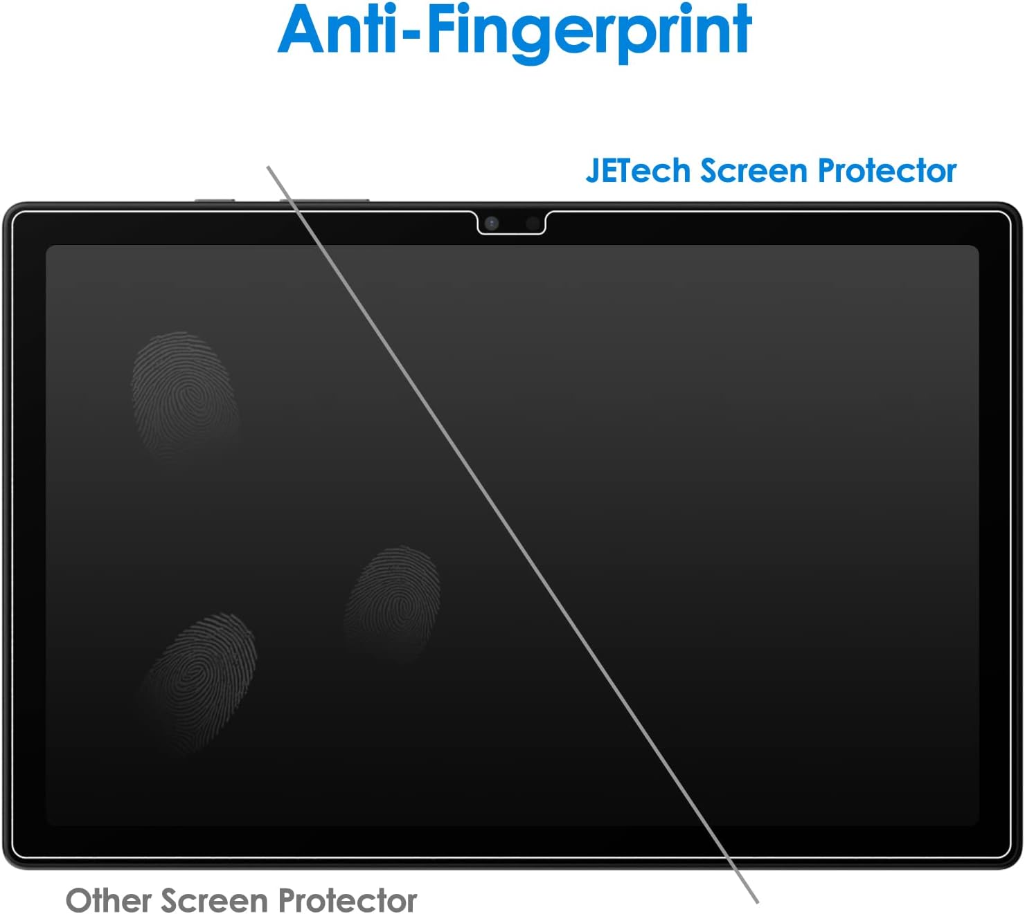 JETech Protector Pantalla para Samsung Galaxy Tab A8 (10.5 Pulgadas, Modelo 2021, SM-X200/X205/X207), Mica Cristal Vidri
