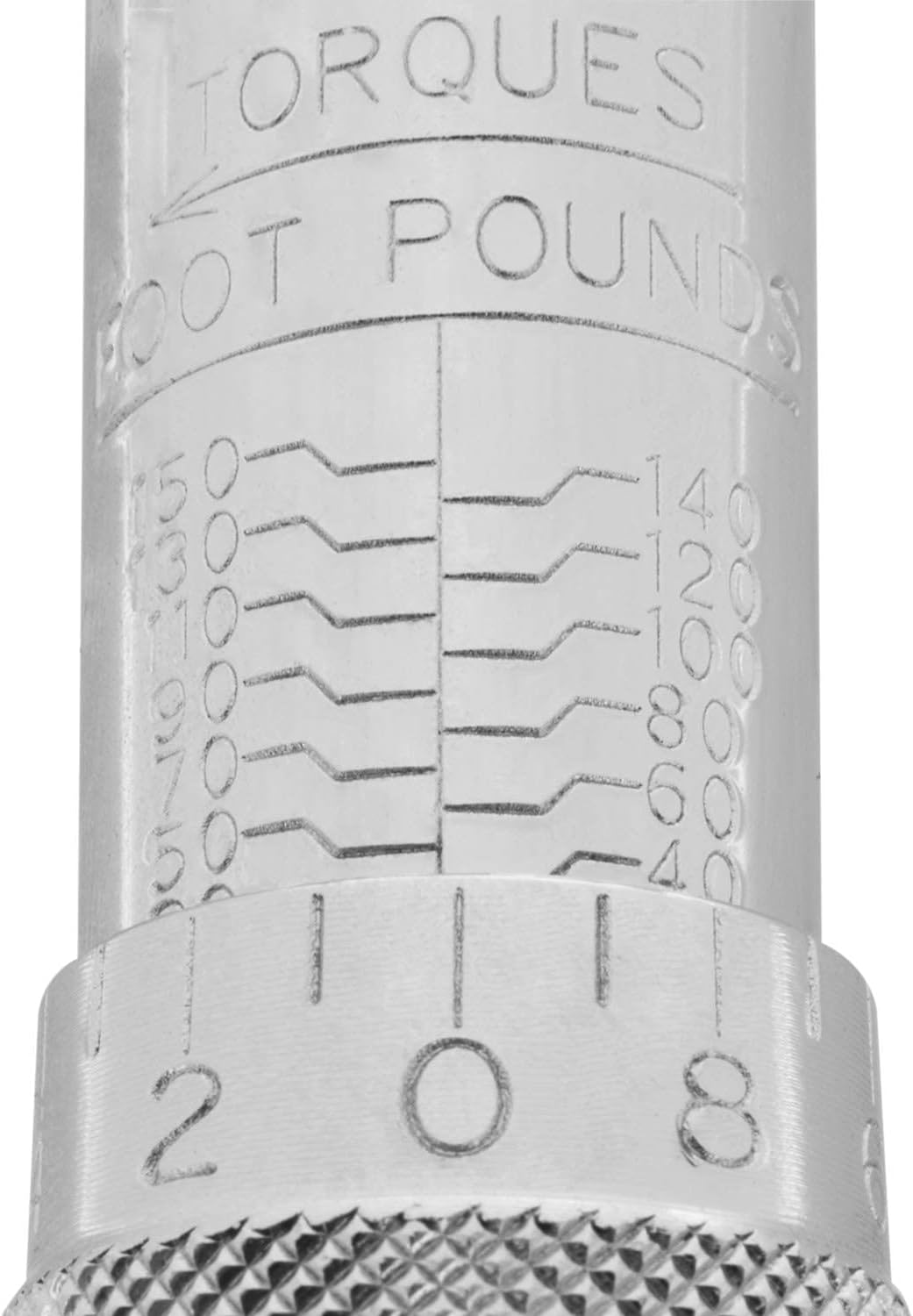 Knova Torquimetro tipo trueno profesional 1/2" con capacidad de 30-150 Pie/Lb, extensión 1/2" x 5" y adaptador 1/2" H x 