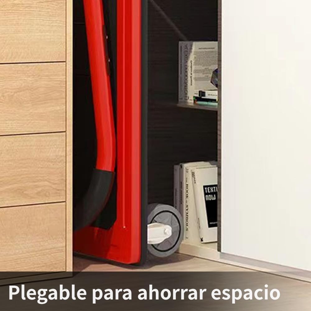 FINYQBET Diablito de Carga Plegable Carro Plataforma, Carga Máx. 350 kg, Ruedas Silenciosas 360° y Plataforma Antidesliz