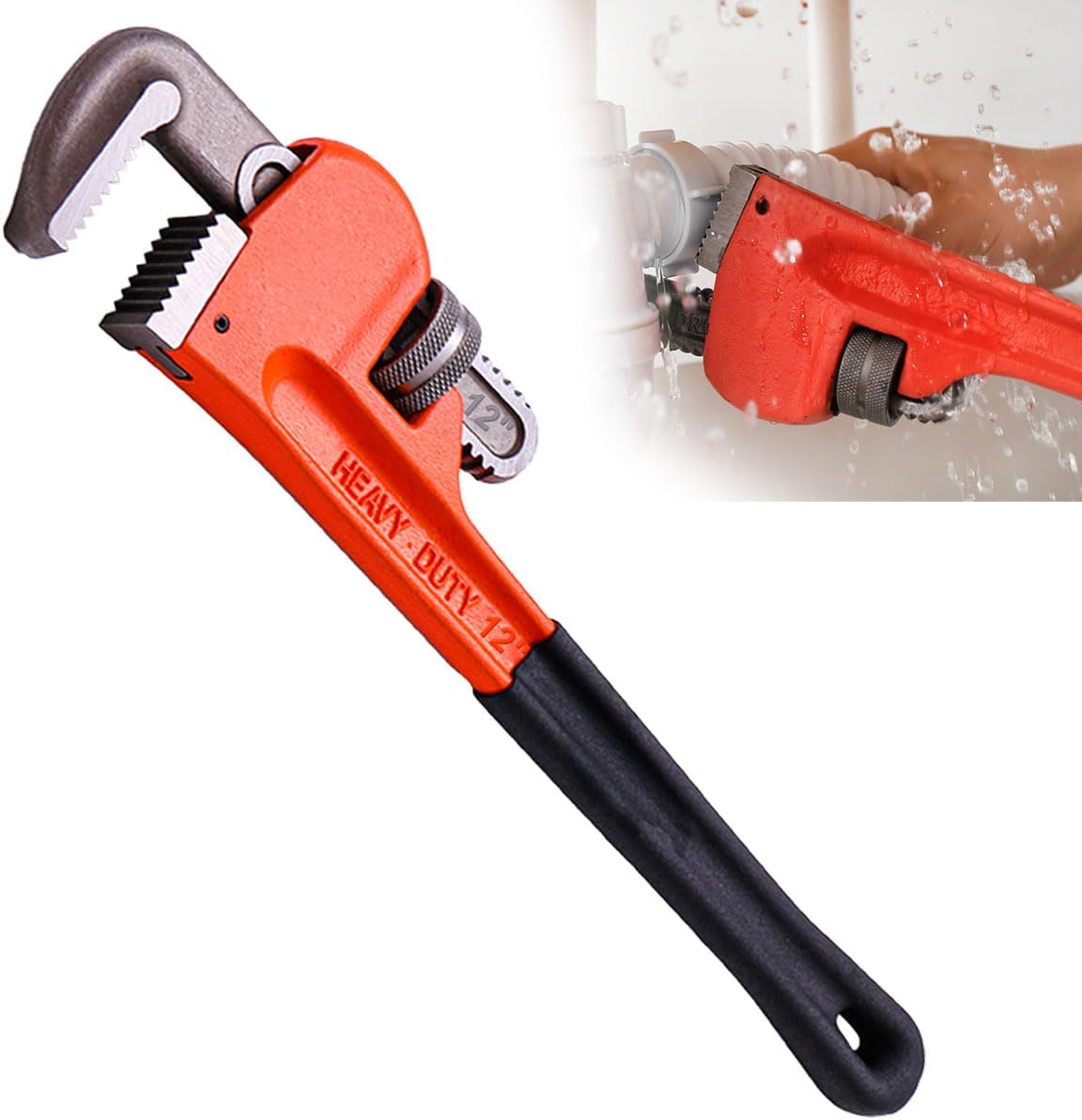 Llave de Tubo Stillson 12" Servicio Pesado para Tuber?as