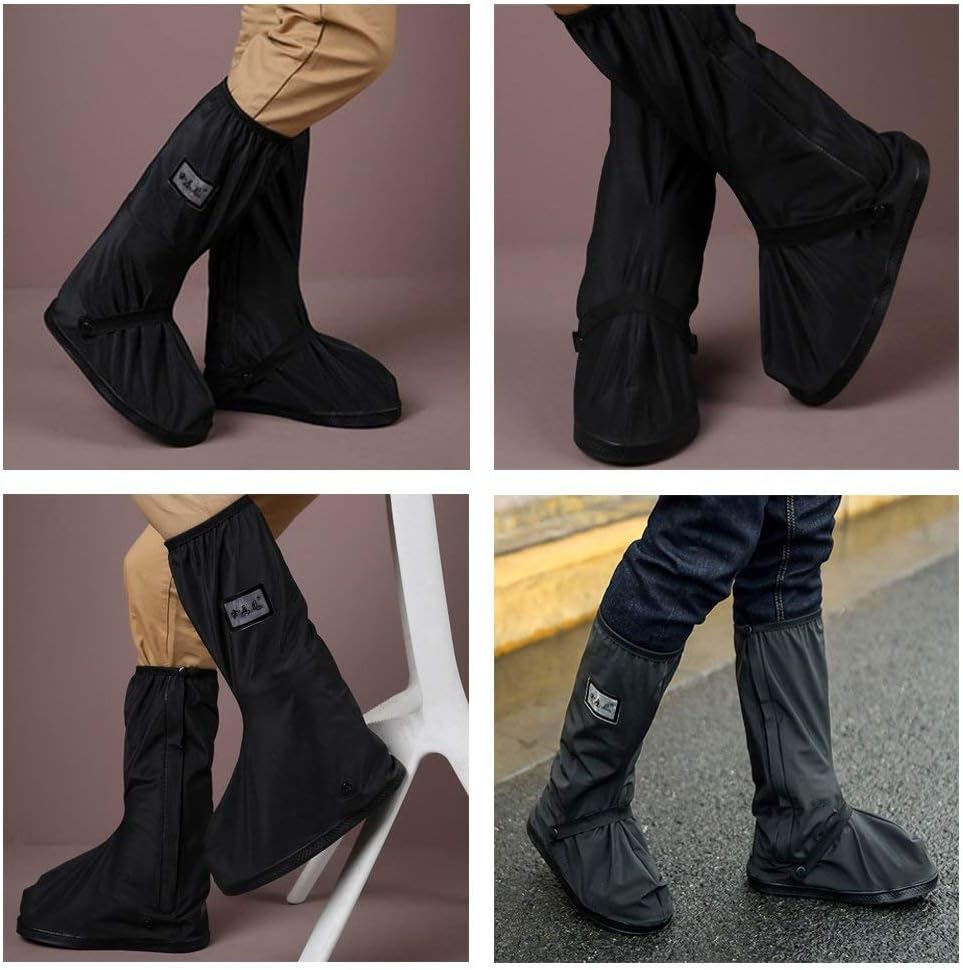 Protector de Zapatos ,Impermeable Cubiertas de Zapatos Lluvia nieve cubrebotas para hombre o mujer - Exteriores biciclet