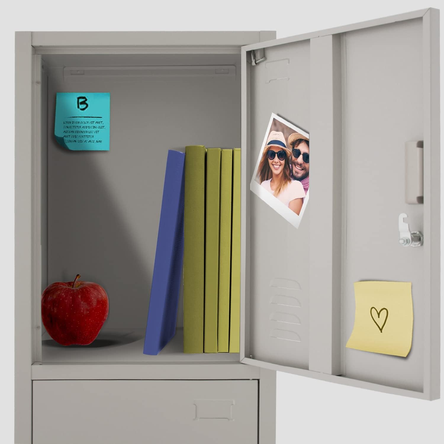 GUTSTARK Rack & Pack Locker Metalico 5 Puertas 180 X 34 X 39 Grande Almacenamiento Resistente Lockers Casilleros de Meta