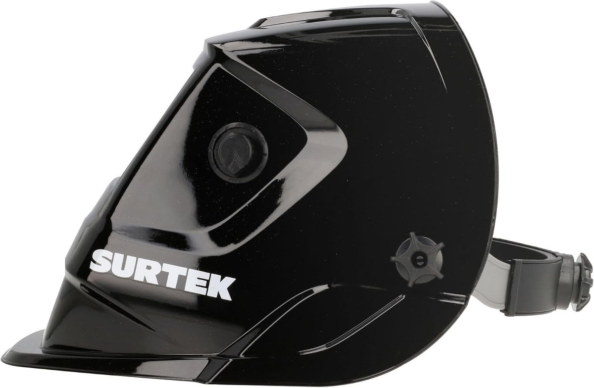 Surtek CSS02 Careta electrónica para soldar con panel solar, encendido y apagado automático
