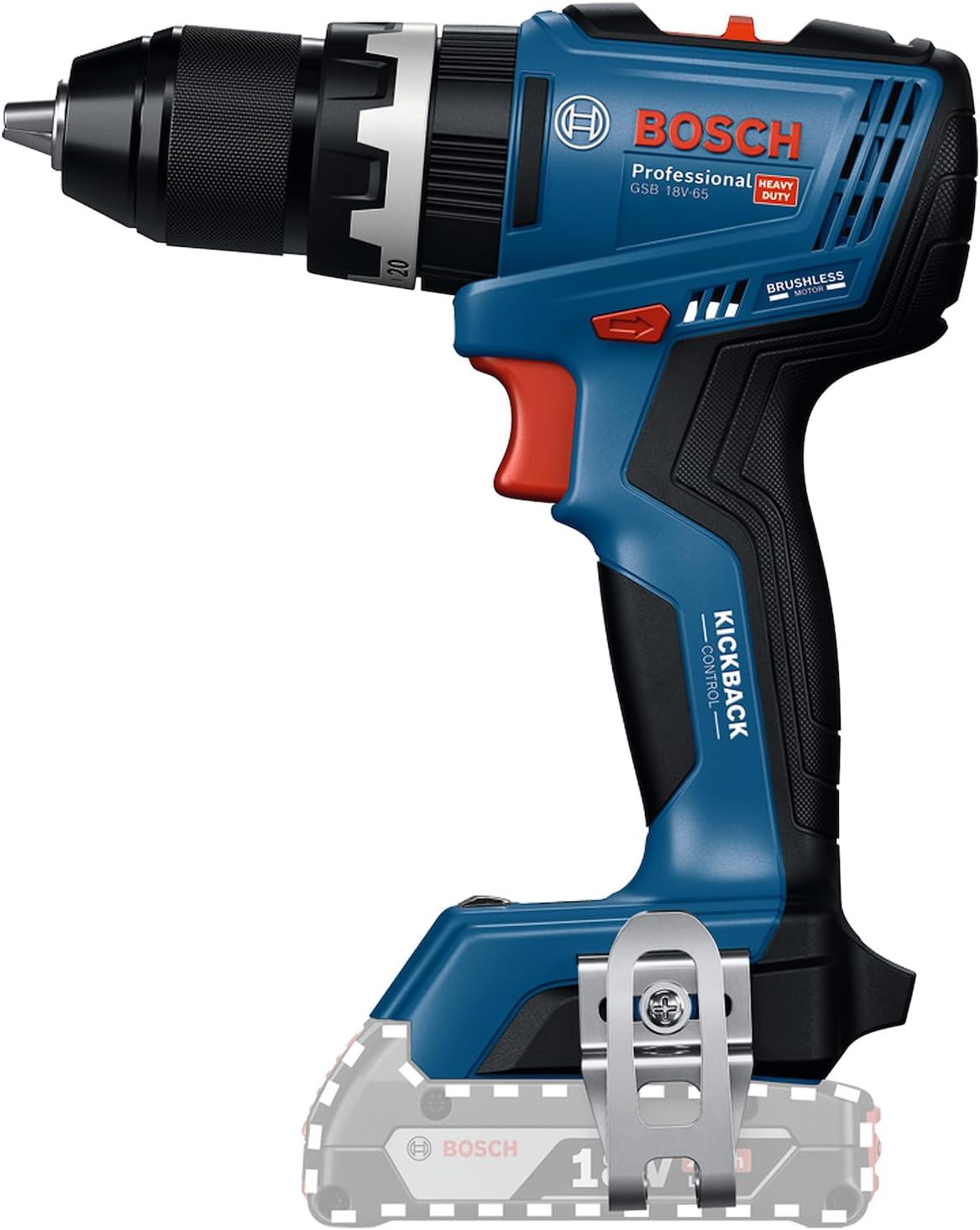 Bosch Rotomartillo Inalámbrico Gsb 18V-65 Brushless con 2 Baterías