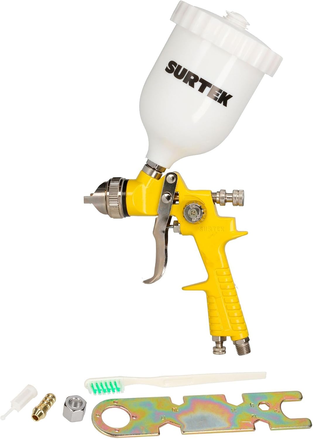 Surtek PPG1 Pistola para pintar terminados, capacidad 600 ml, 50 PSI