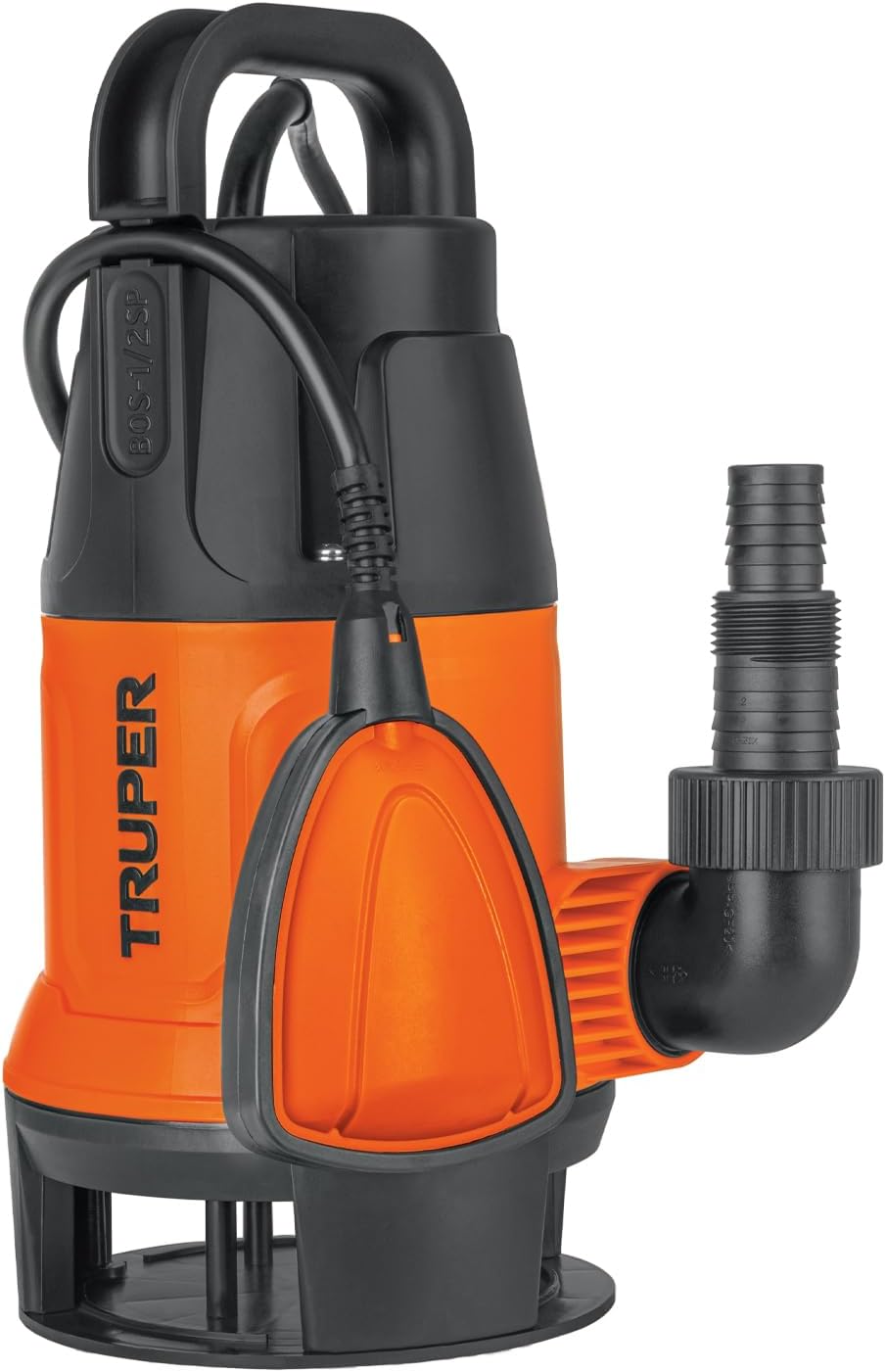 Truper BOS-1/2SP, Bomba sumergible plástica, 1/2 HP para agua sucia