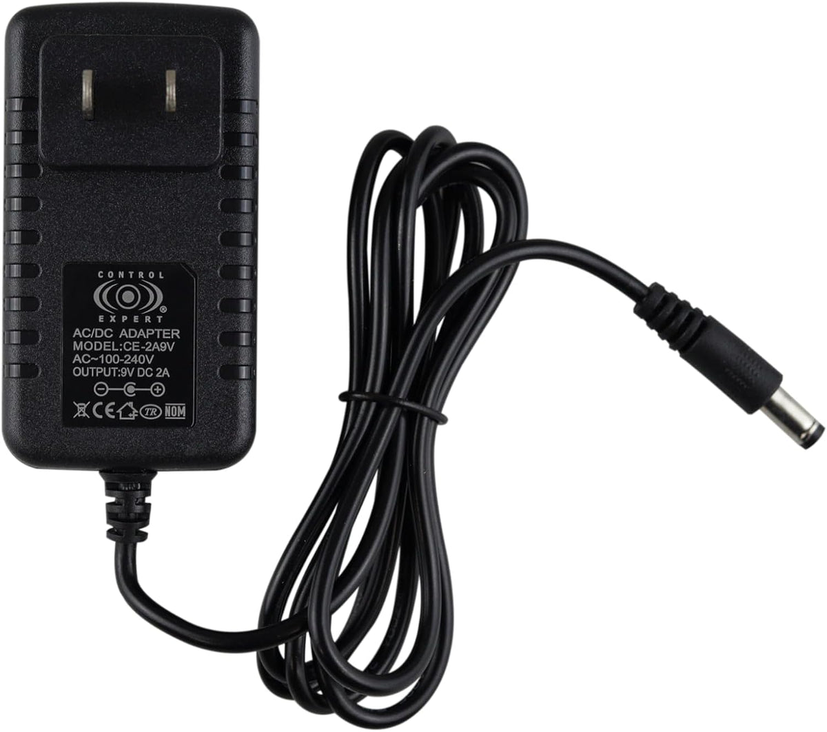 CONTROL EXPERT Cargador Eliminador Adaptador de Corriente Universal 9V 2A Plug 5mm, para Bocinas, Teclados, DVD Portátil