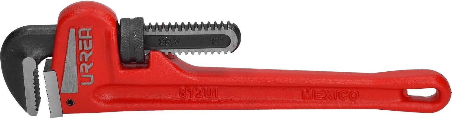 Urrea Herramientas 812UI Llave Stillson de Hierro Maleable, Uso Pesado, 12"