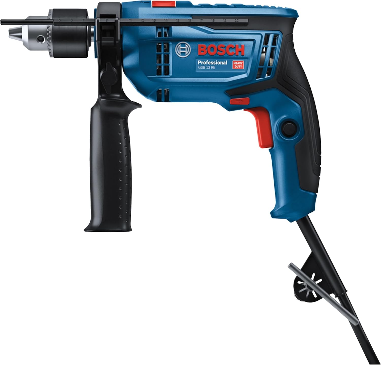 Bosch Rotomartillo GSB 13 RE 750W 220V, 5 brocas y maletín