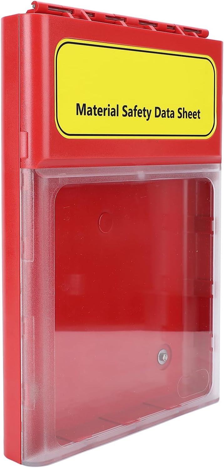 Dpofirs MSDS Visual Box, Gabinete de Protección a Prueba de Polvo a Prueba de Agua Gabinete de Almacenamiento MSDS para 