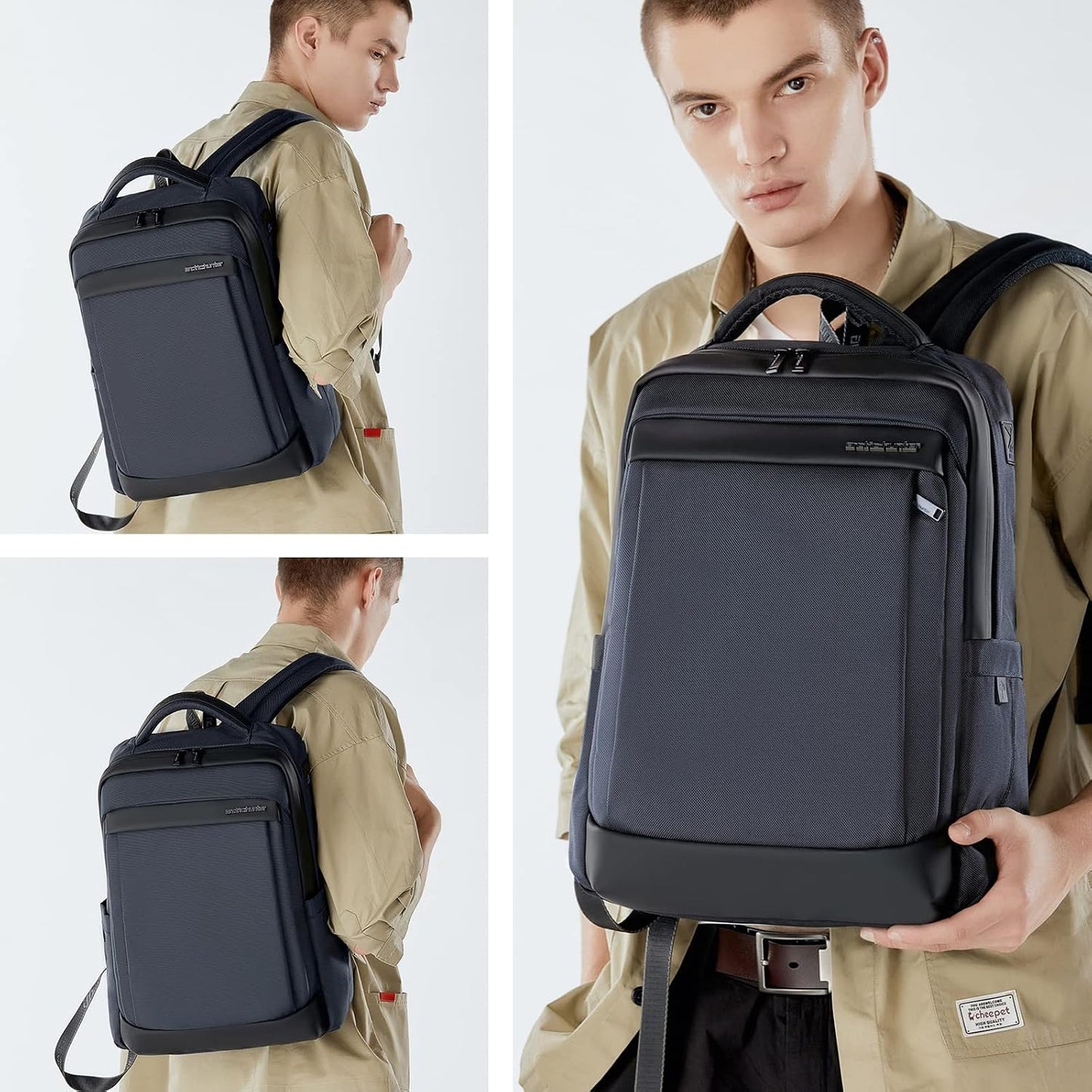 Mochila para Laptop Antirrobo, ARCTIC HUNTER AH Mochila Impermeable Hombre Mujer Mochila Aire Libre para Laptop hasta 15