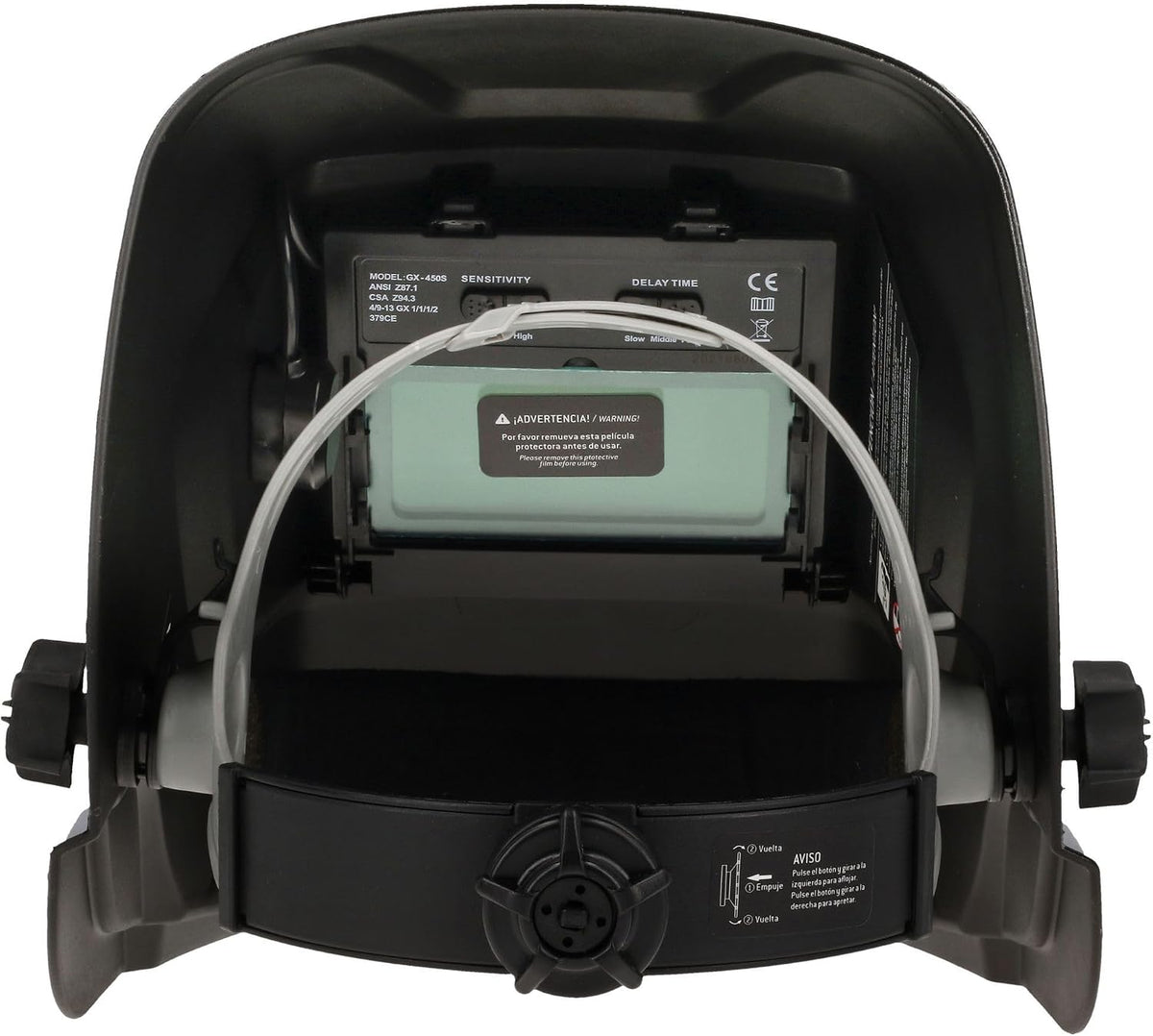 Surtek CSS02 Careta electrónica para soldar con panel solar, encendido y apagado automático