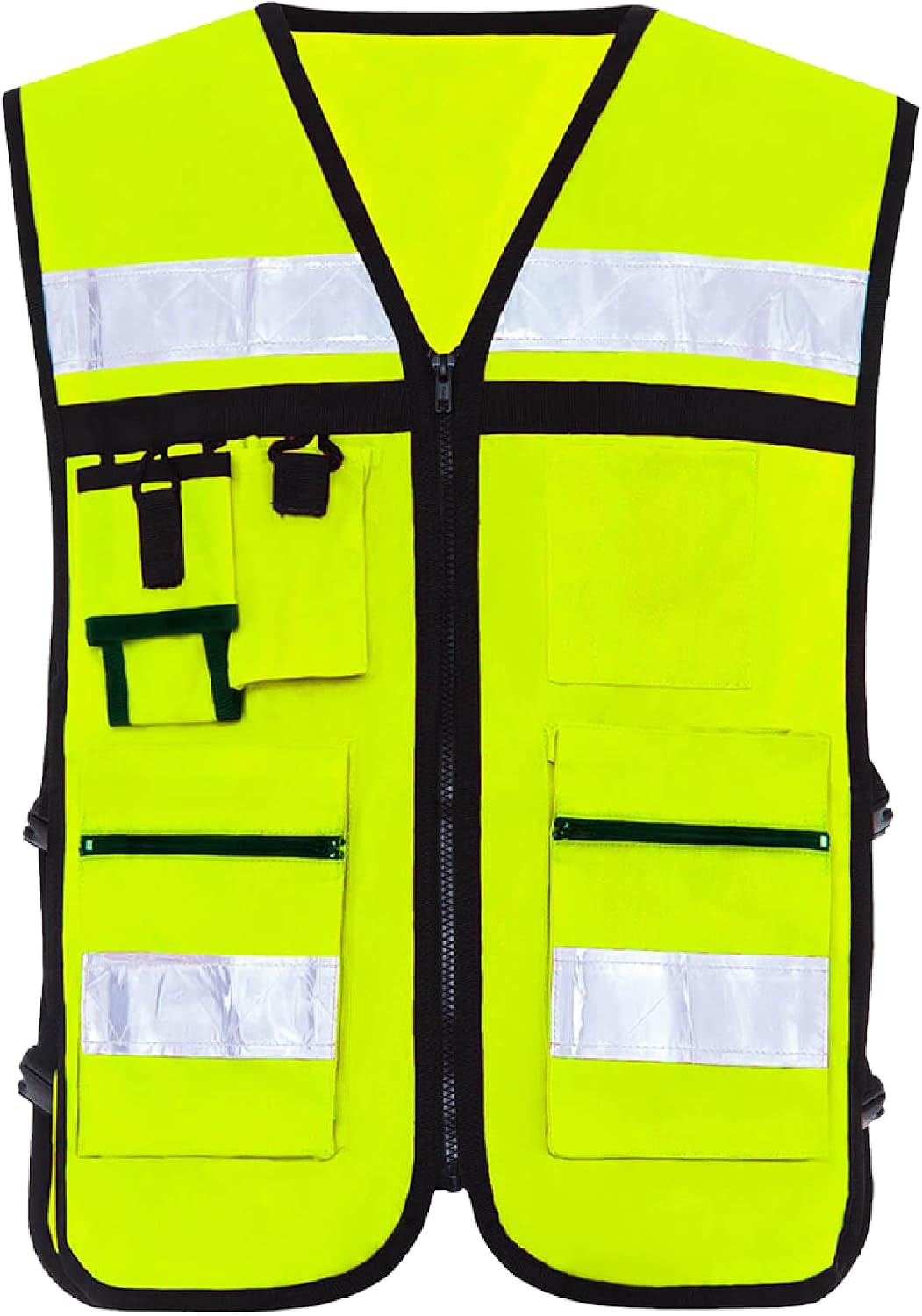GLUH | Chaleco De Seguridad Alta Visibilidad Brigadista | Unitalla | Para Construcción y Emergencias | Protección, Comod