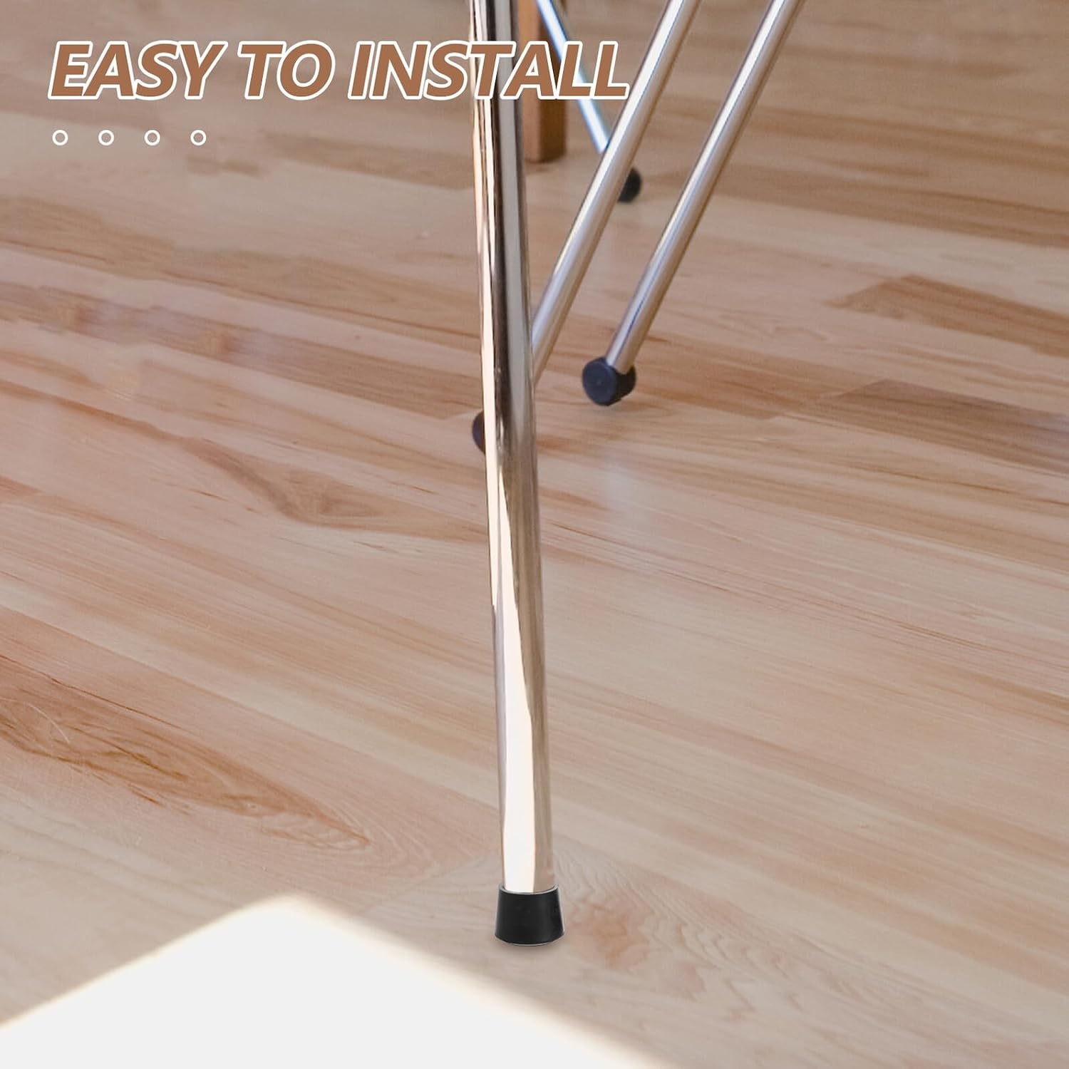 INOOMP Almohadillas para Pies de Silla y Tabla de Planchar, Goma Antideslizante 25 MM, 12 Unidades para Talleres Profesi