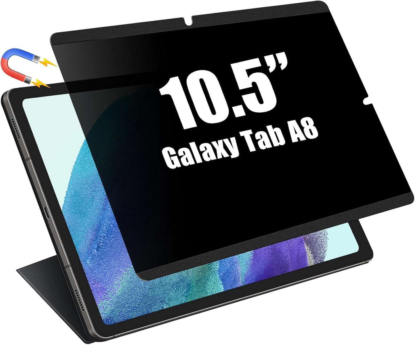 FILMEXT - visualización magnética de privacidad para Samsung Galaxy Tab A8 de 10.5 pulgadas 2022 (modelo SM-X200, SM-X20