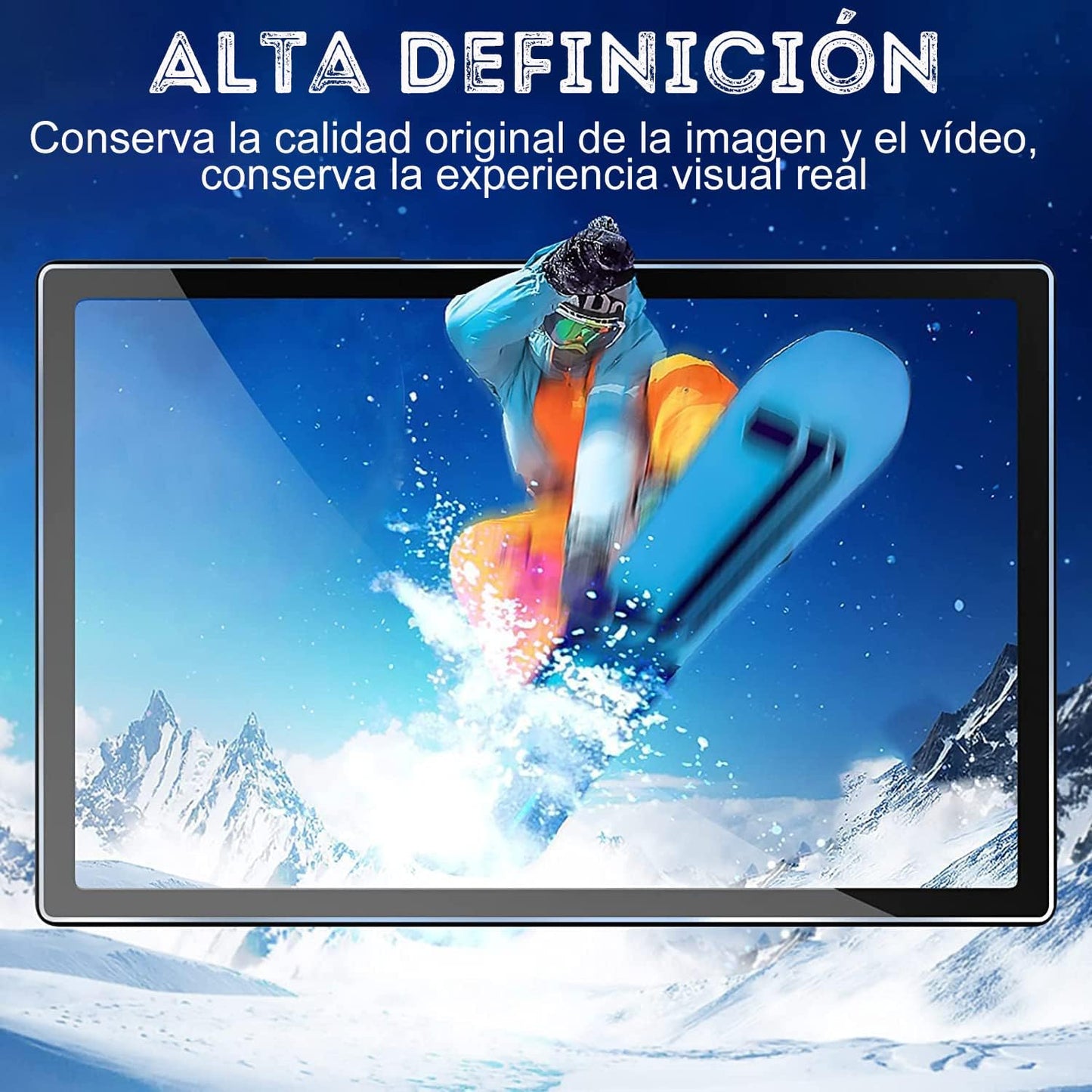 USTIYA Mica para Samsung Galaxy Tab A8 2022 X200 X205 X207 10.5" Screen Protector 2 Pack Transparente Vidrio Cristal Tem