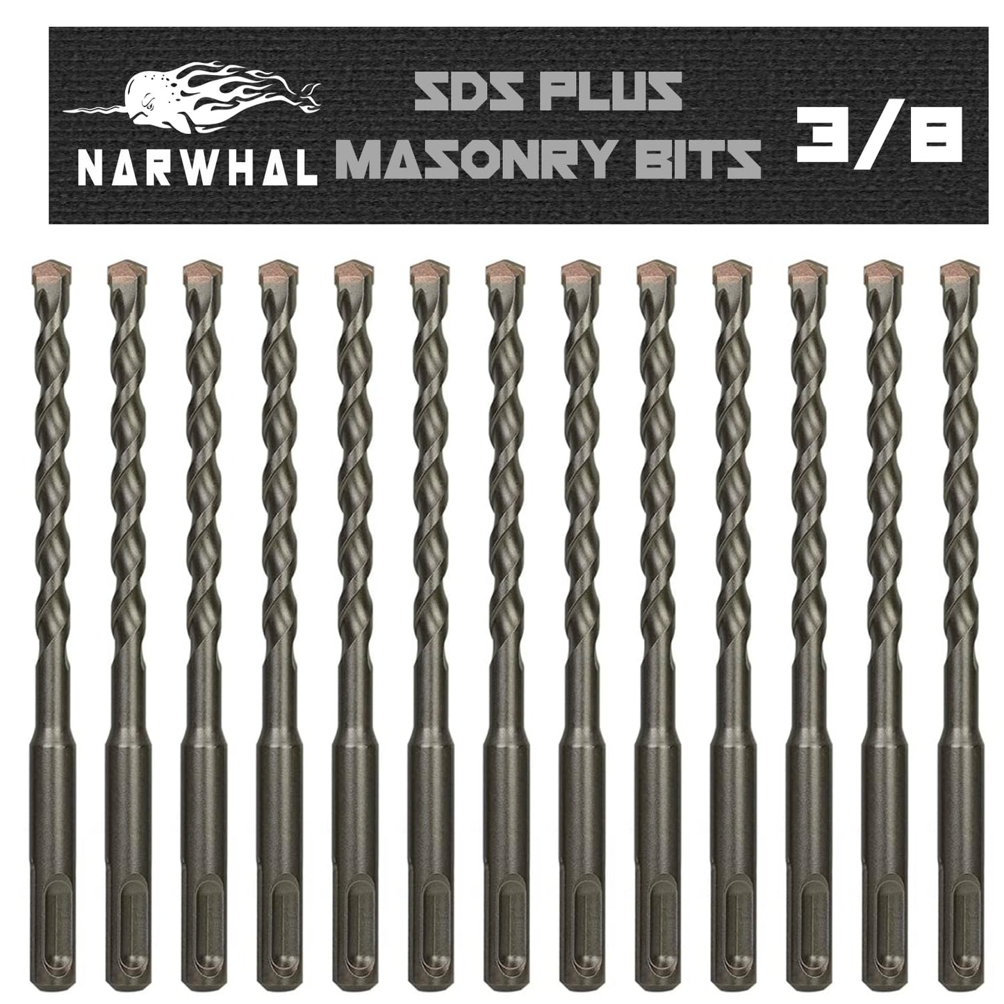 SDS Plus - Broca de mampostería de 1/2 x 18 pulgadas para martillos rotativos (punta de carburo de grado industrial) ext