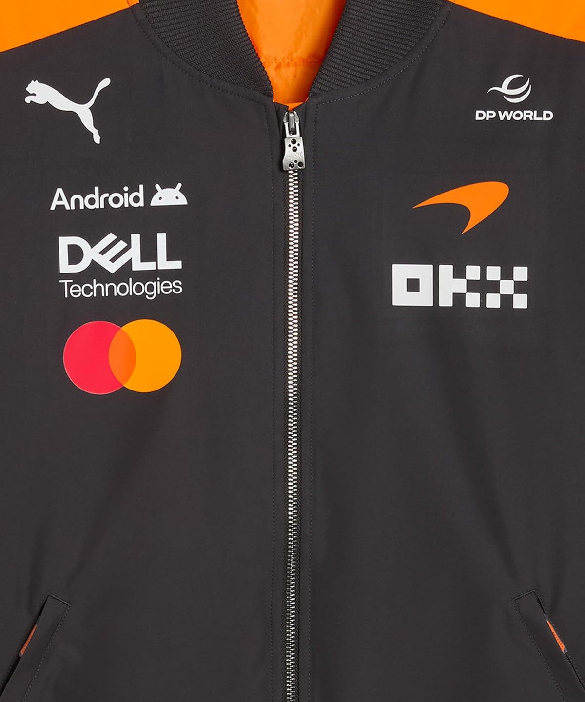PUMA McLaren F1 2026 Team Bomber - chamarra para hombre, color naranja