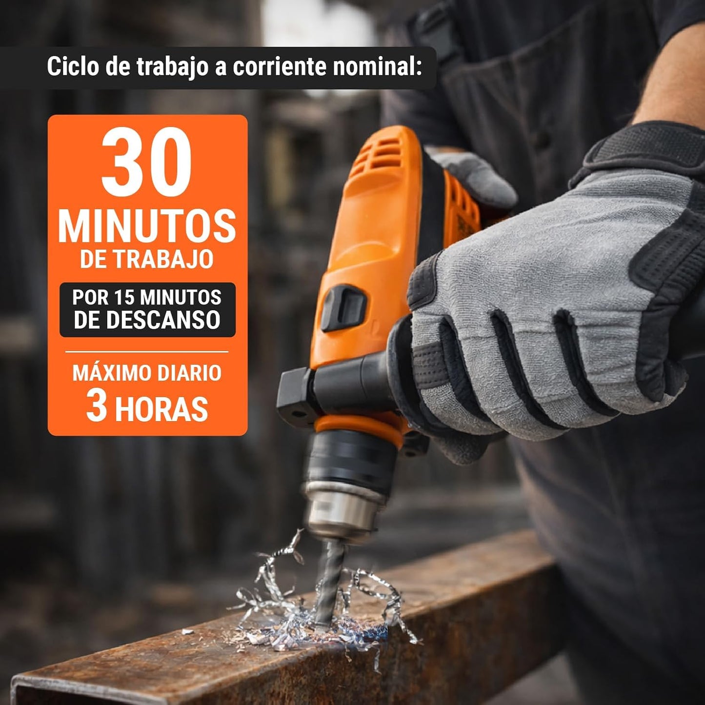 TRUPER ROTO-1/2A8, Rotomartillo/destornillador 1/2", 750W