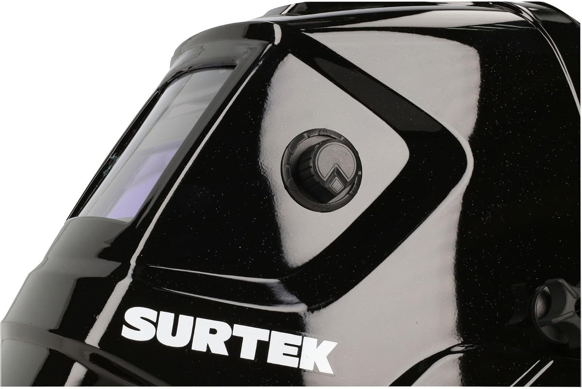 Surtek CSS02 Careta electrónica para soldar con panel solar, encendido y apagado automático