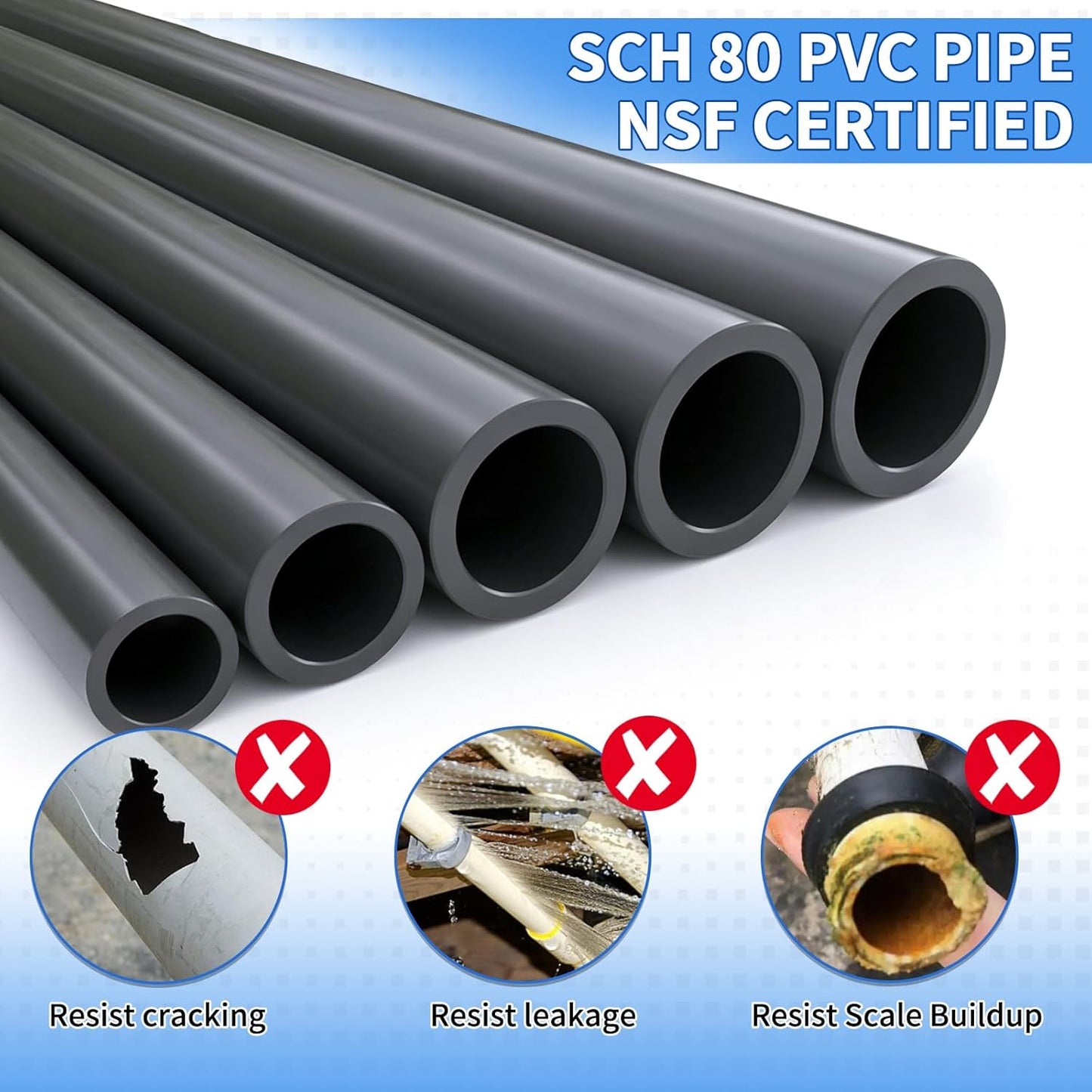 Válvula de retención PVC True Union, válvula de deslizamiento oscilante de puerto completo de 1 pulgada para prevención 