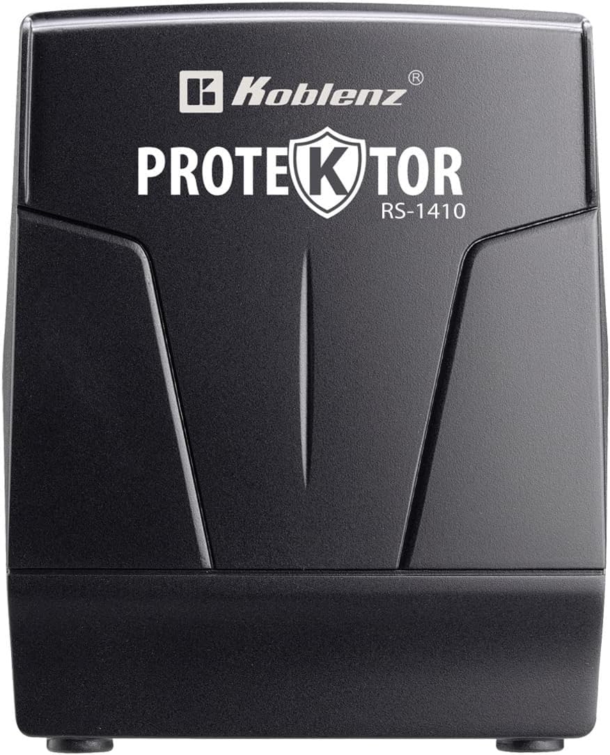Koblenz REGULADOR RS-1410, 1410 VA / 700 Watts (SUSTITUTO del RE-110) 8 Cont REGULADOS Y ATERRIZADOS, DESC EN Alto Volta
