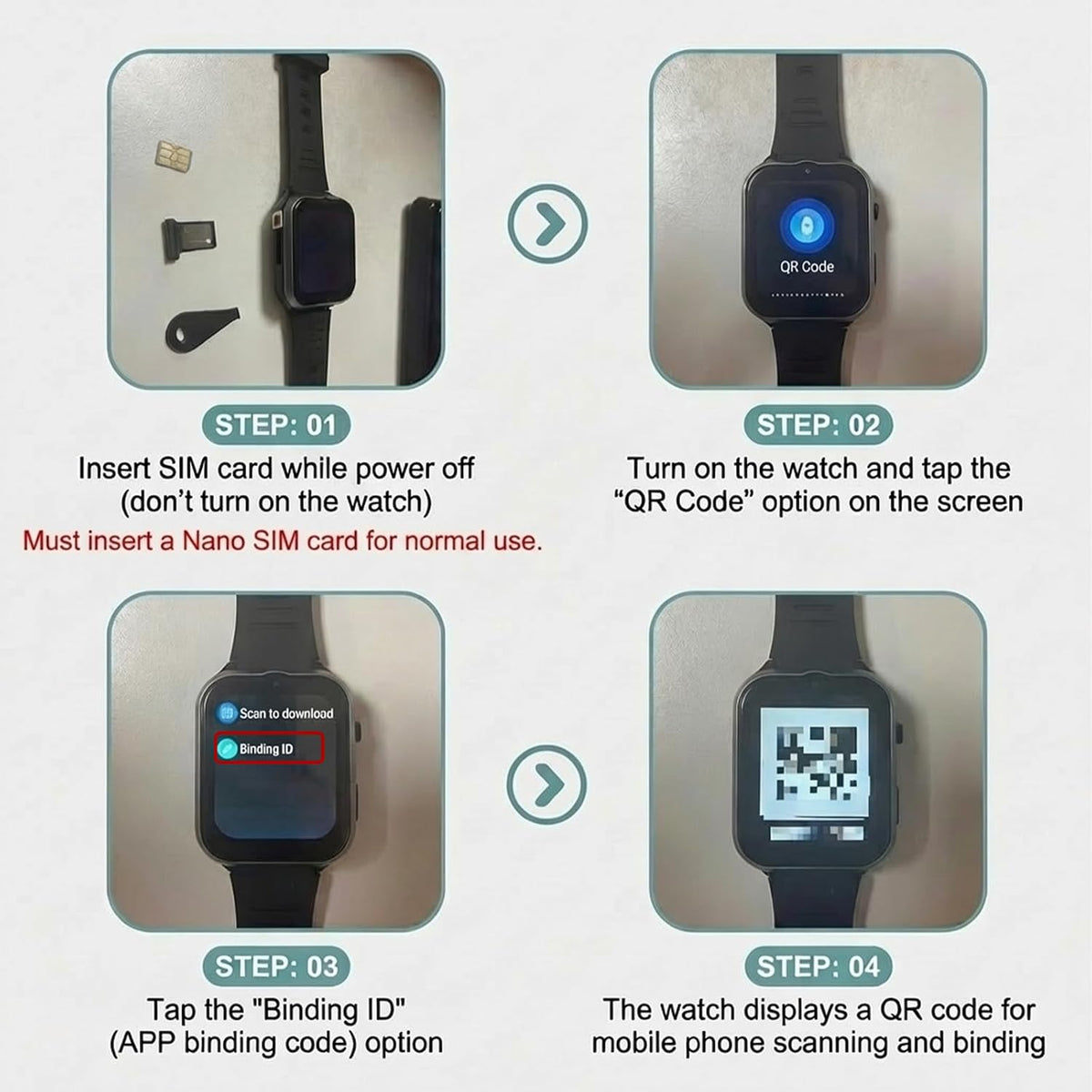 Yihou - Reloj inteligente con detección de caídas para personas mayores, reloj de emergencia con seguimiento GPS SOS, mo