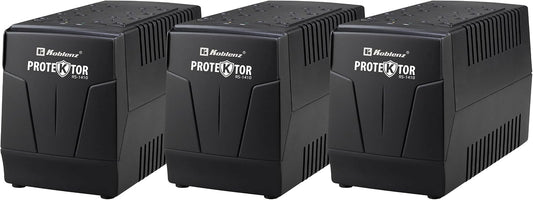 PSA COMPUTO Y PAPELERIA Kit de 3 REGULADORES Koblenz RS-1410, 1410 VA / 700 Watts REGULADOS Y ATERRIZADOS, DESC EN Alto 