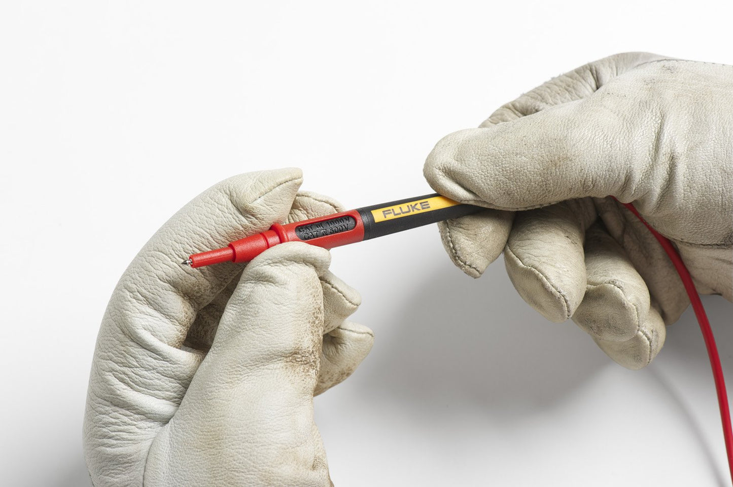 Fluke TL175 TwistGuard Cables de Prueba para Multímetros, Puntas Ajustables con Indicador de Desgaste WearGuard, Cat III
